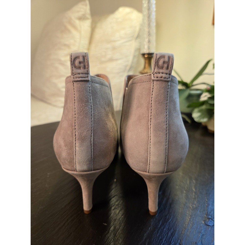 Cole Haan Wms Nell Suede  Pointed Chelsea Bootie Irish Coffee Tan Sz 8 NEW! $140 - Picture 5 of 11